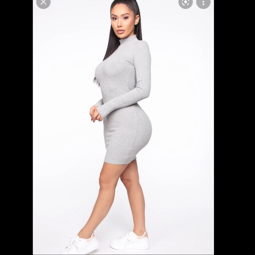 Fashion Nova ribbed dress